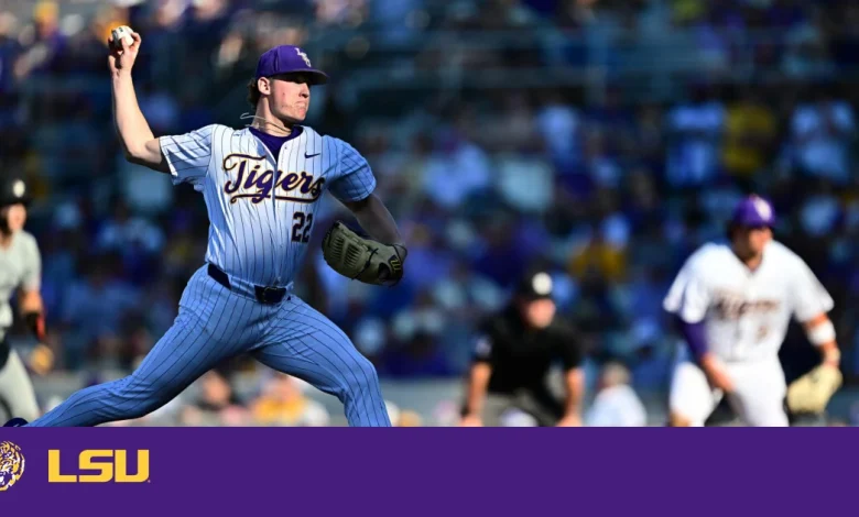 LSU Defeats Northeastern, 3-1, in Saturday Showdown