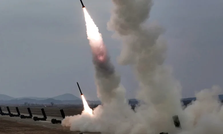 La Corée du nord a effectué un exercice avec des lance-roquettes multiples de 600 mm