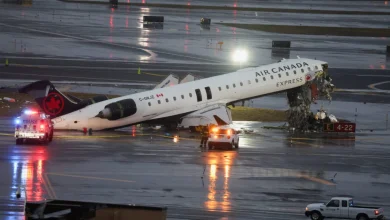 LaGuardia Airport collision between jet and fire truck kills pilot and copilot