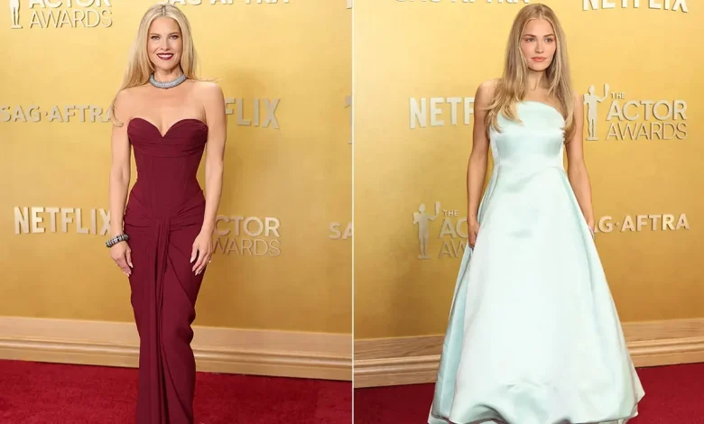 'Landman' stars Ali Larter and Michelle Randolph stun in jaw-dropping looks at Actor Awards