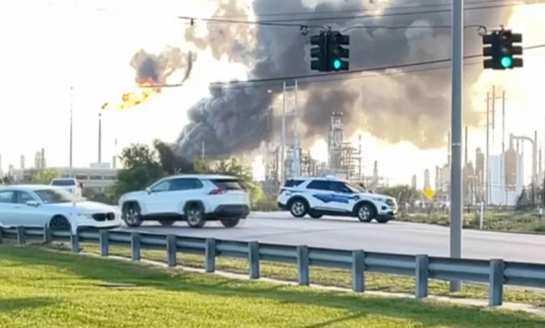 Large blast at Valero oil refinery in Texas sends smoke, flames into the air