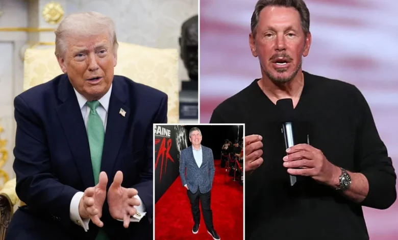 Larry Ellison, President Trump’s private alleged convos revealed as they’re dragged into Jeff Shell legal mess