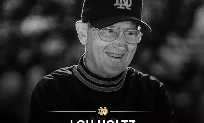 Legendary national championship coach Lou Holtz passes away