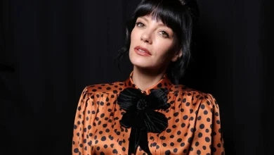 Lily Allen performs in receipt dress showing David Harbour's alleged gifts for other women