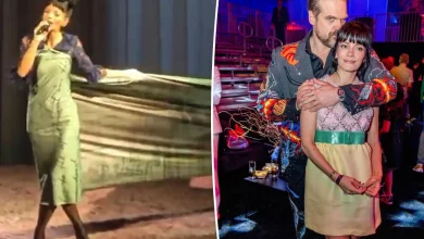 Lily Allen wears receipt dress with David Harbour diss track lyrics on 'West End Girl' tour