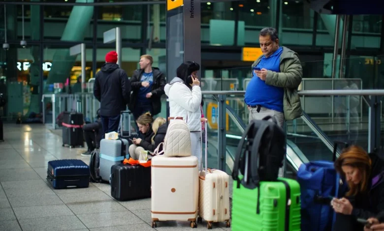 Lines blocked as 'communication alarm' triggers major Heathrow disruption
