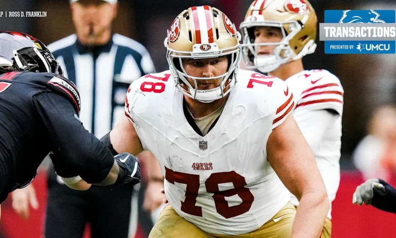 Lions sign unrestricted free agent OL Ben Bartch