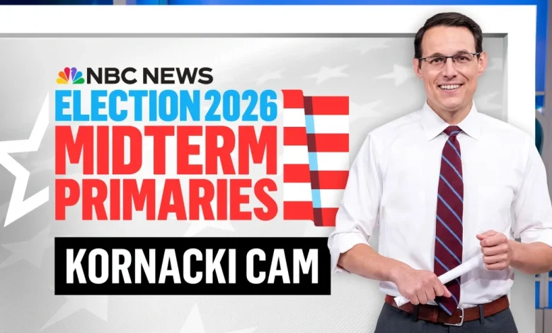 Live Kornacki Cam: Watch Steve Kornacki analyze midterm primary election results