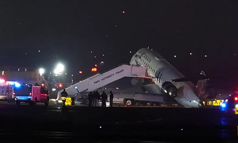 Live updates: 4 injured after Air Canada plane, fire truck collide at LaGuardia Airport