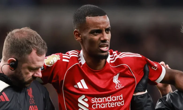 Liverpool injury news including Alexander Isak and Florian Wirtz updates