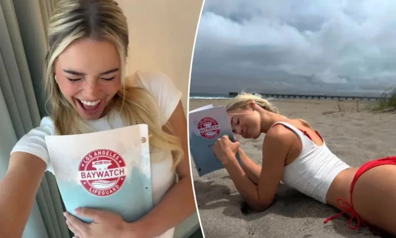 Livvy Dunne already preparing for ‘Baywatch’ role with cheeky photo as she joins reboot