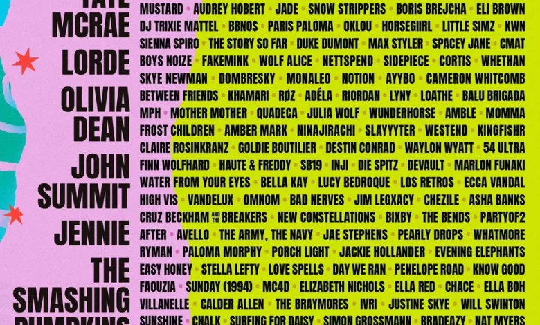 Lollapalooza 2026 Lineup Announced