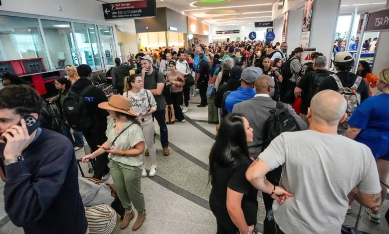 Long security lines at Houston, New Orleans airports as DHS funding affects TSA staffing
