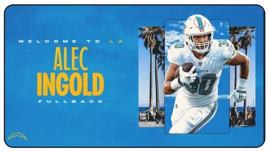 Los Angeles Chargers Agree to Terms with Pro Bowl Fullback Alec Ingold