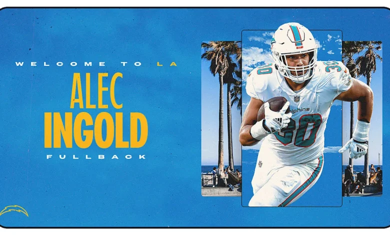 Los Angeles Chargers Agree to Terms with Pro Bowl Fullback Alec Ingold