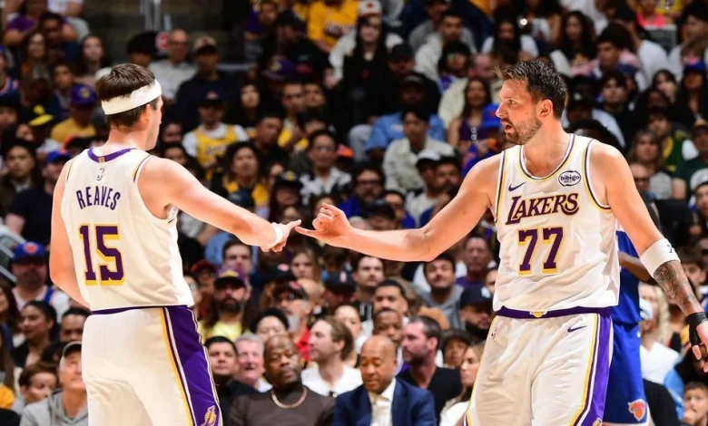 Luka Doncic, Austin Reaves dispatch Knicks sans LeBron James