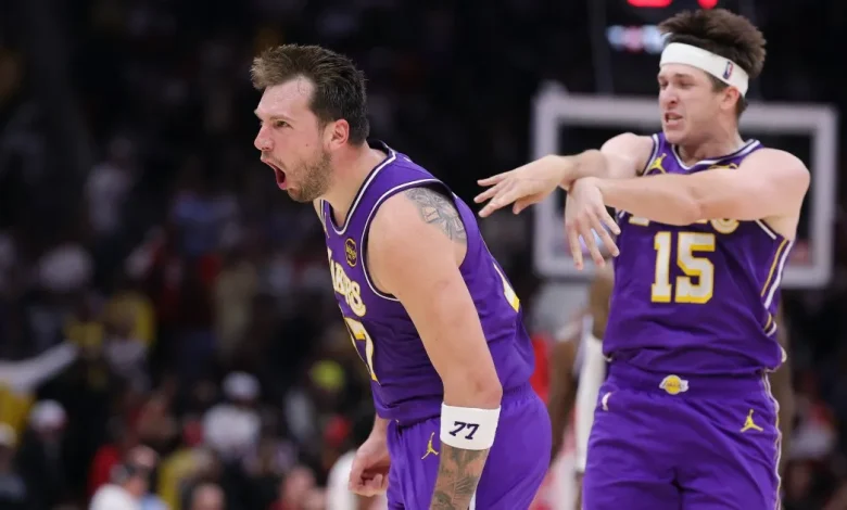 Luka Doncic scores 40 points as Lakers defeat Rockets in NBA