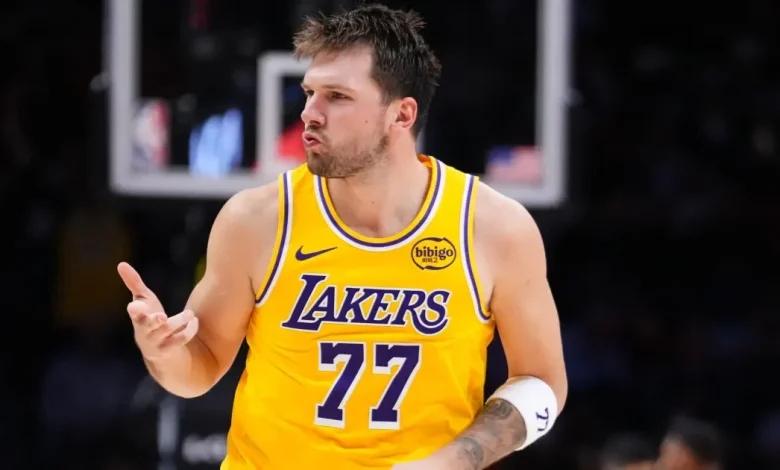 Luka Doncic scores 60 points as Lakers rally to defeat Heat in NBA