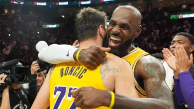 Luka Doncic scores 60 points as Lakers torch Heat for eighth consecutive win
