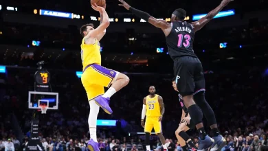 Luka Dončić sets Lakers career high with 60 points in ‘superhero performance’ vs. Heat