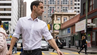 Lurie’s man-on-the-street routine meets a stark reality in the Tenderloin