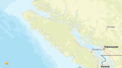 Magnitude-4.2 earthquake strikes west of Port Hardy