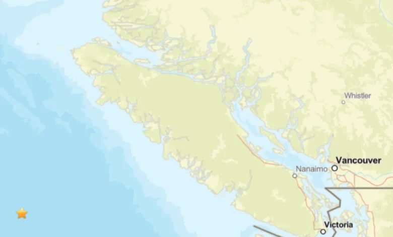 Magnitude-4.2 earthquake strikes west of Port Hardy