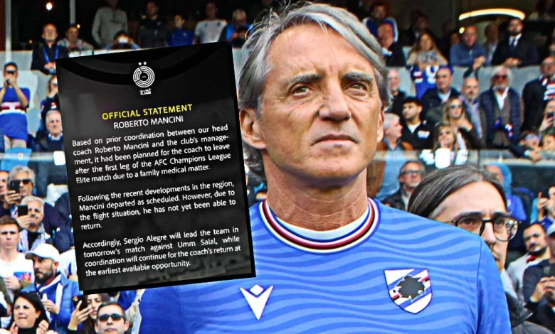 Mancini non può tornare in Qatar: la Sampdoria sogna. L’intrigo dietro l’ultimo post dell’Al-Sadd