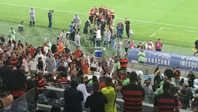 Marcão, pai de Gerson, do Cruzeiro, é hostilizado por torcedores do Flamengo em jogo no Maracanã