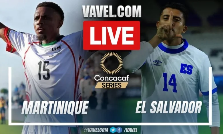 Martinique vs El Salvador LIVE Score Updates in 2026 CONCACAF Series Match