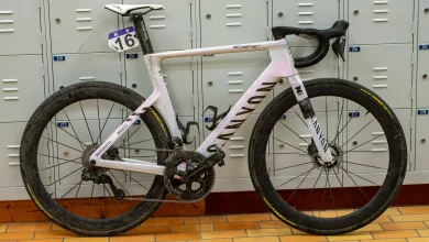 Mathieu van der Poel wins Omloop Het Nieuwsblad on an updated Canyon Aeroad frame and prototype Shimano wheels
