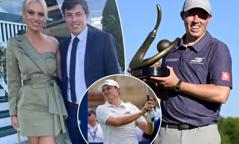 Matt Fitzpatrick's wife celebrates PGA Tour star's Valspar Championship win