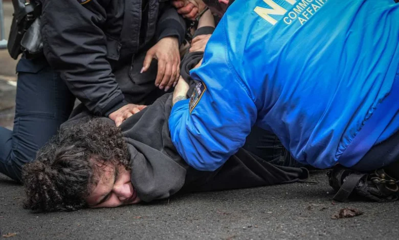 Mayhem at Gracie Mansion: NYPD confirms dud bombs lobbed at protesters in close call with terror
