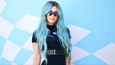 Megan Fox Returns to Instagram in Bold Corset Top & Sheer Tights Look