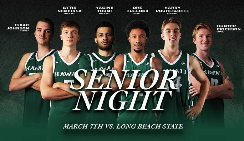 Men's Basketball Faces Long Beach State On Senior Night With Big West Title In Play