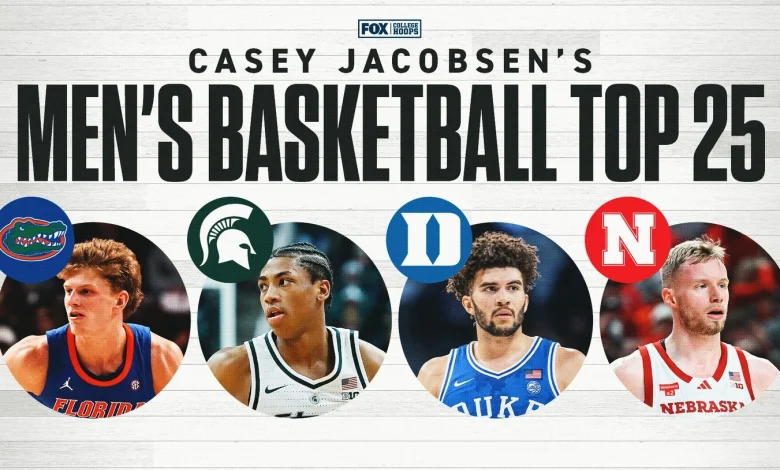 Men's College Basketball Rankings: Florida among Top 5; MSU, Nebraska Jump