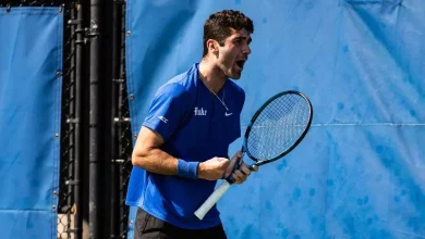 Men’s Tennis Returns Home for Weekend