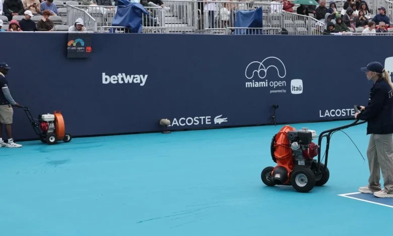 Miami Open 1st-round matches washed out by torrential rain | Daily Sabah