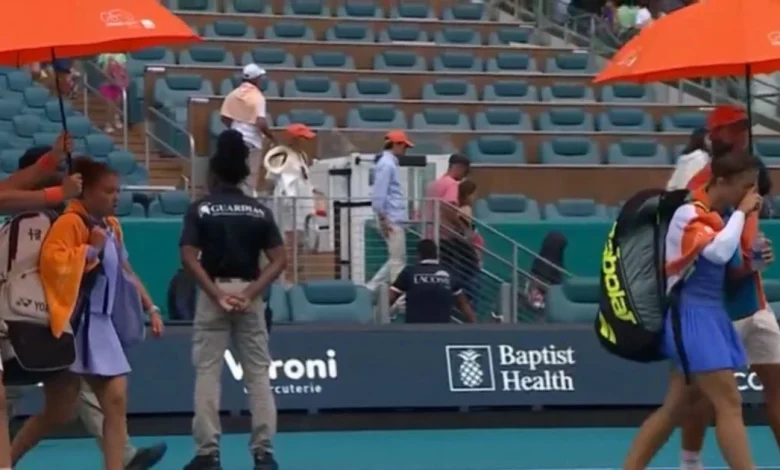 Miami Open final moved mid-match as schedule chaos returns on last day of tournament | Tennis | Sport