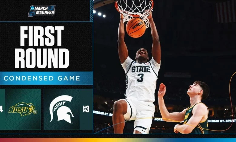Michigan State vs. North Dakota State - First round NCAA tournament extended highlights
