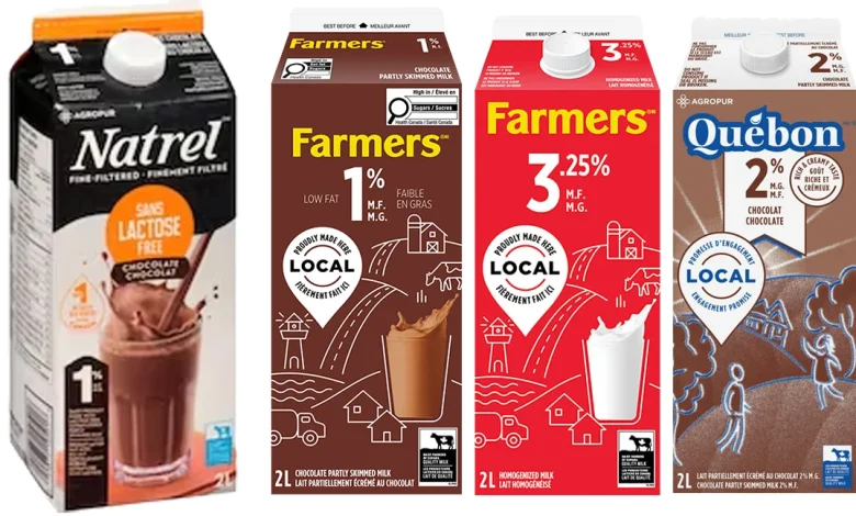 Milk products recalled due to possible presence of glass