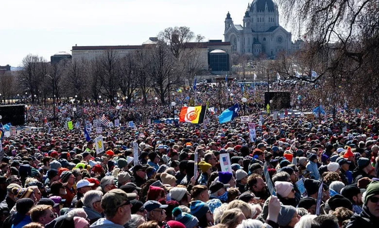 Millions turn out for "No Kings" rallies held worldwide to protest against Trump