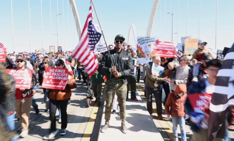 Minnesota es el epicentro de las protestas "No Kings" contra Trump en EEUU y Europa