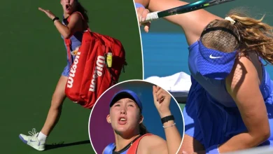 Mirra Andreeva, 18, loses it at Indian Wells in wild meltdown