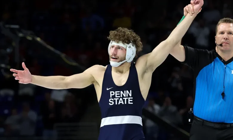 Mitchell Mesenbrink wins his 2nd NCAA title for Penn State wrestling