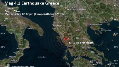 Moderate 4.1 Quake Hits Near Ioannina, Epirus, Greece