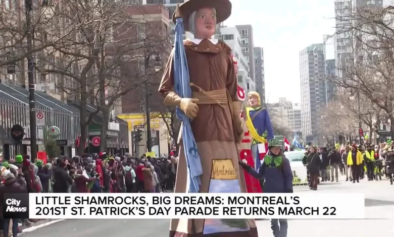 Montreal’s 201st St. Patrick’s Day parade returns March 22