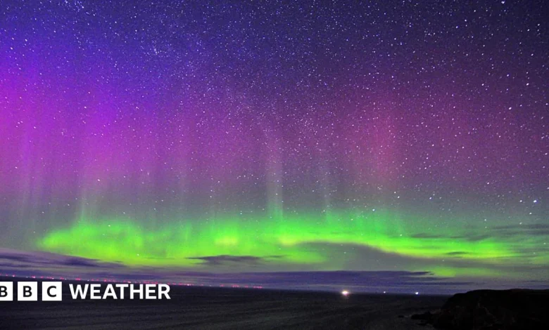 More sightings of the Northern Lights with stunning bright colours