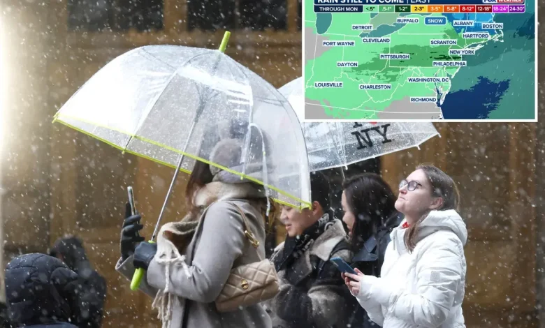 More snow coming to Northeast after brief spring interlude