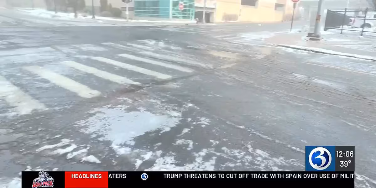 Multiple crashes reported on major highways during icy conditions